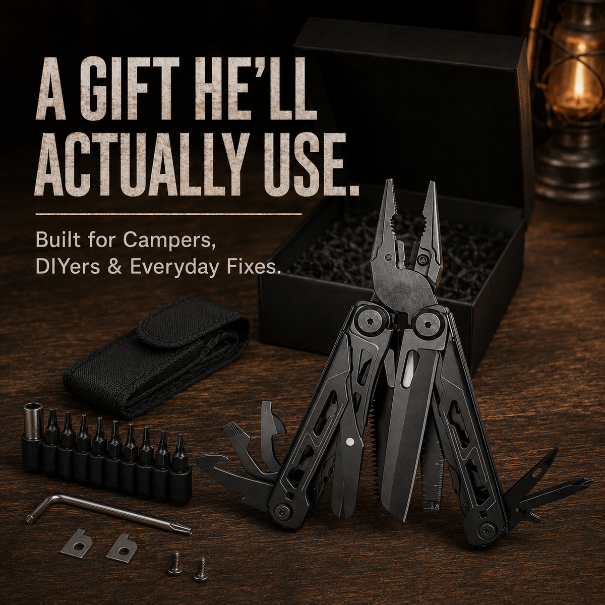 25-in-1 Stainless Steel EDC Multi-Tool
