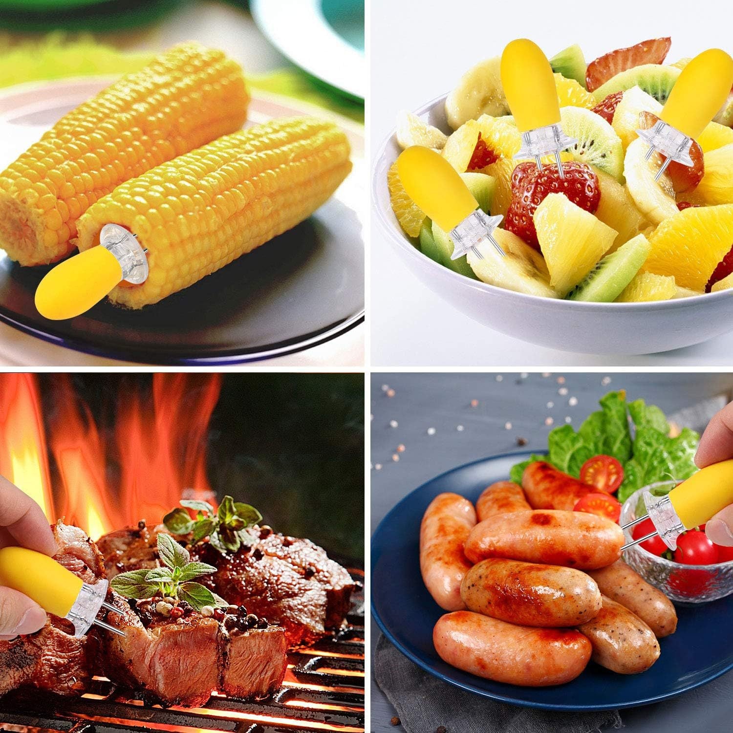 Creative Stainless Steel Corn Clip