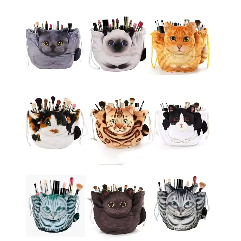 Cute Cat Shape Storage Bag