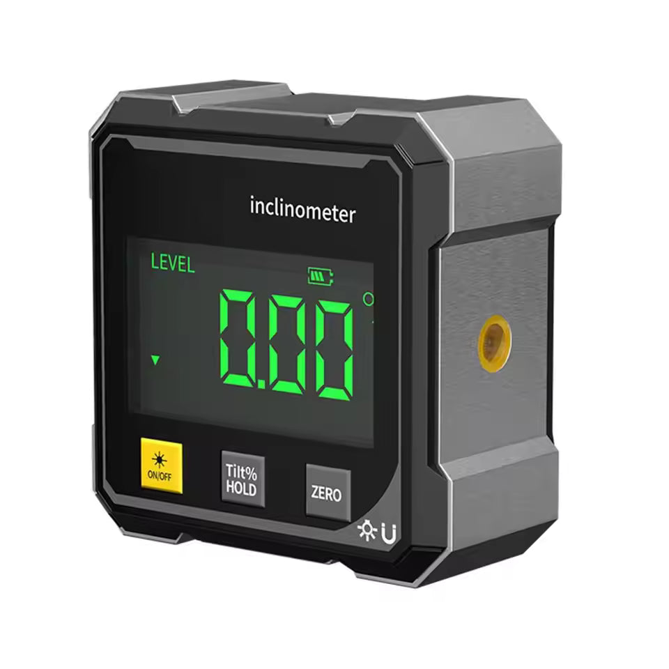 Precision Digital Laser Angle Gauge – Strong 4-Side Magnet for Perfect Positioning