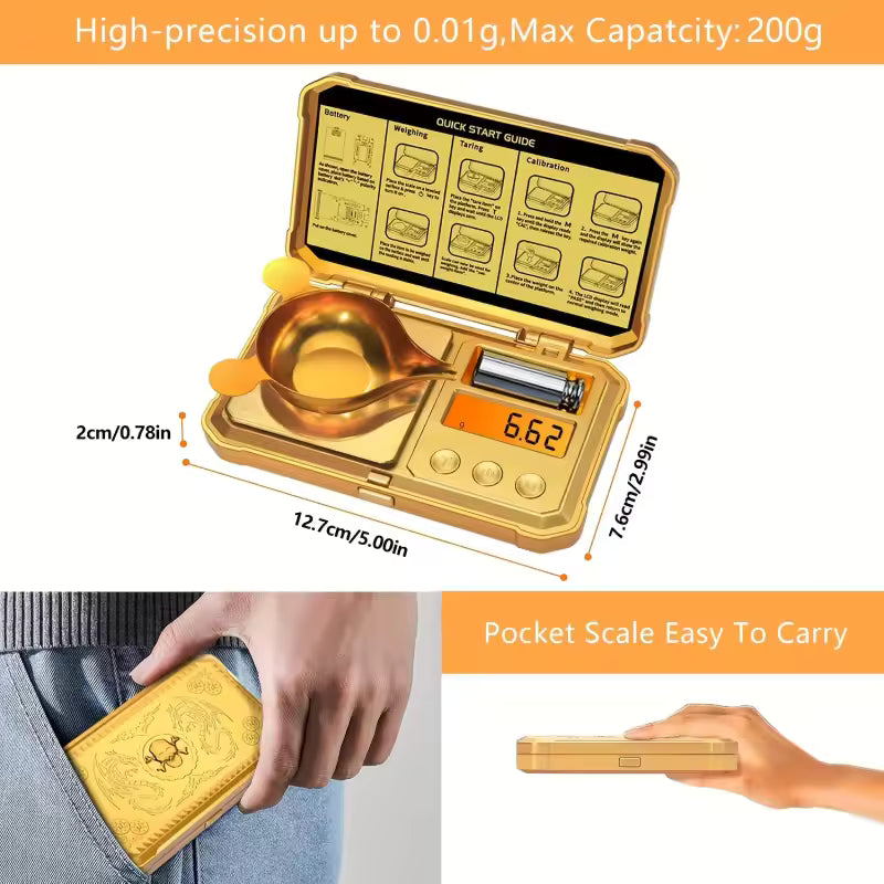 High-precision Digital Pocket Scale