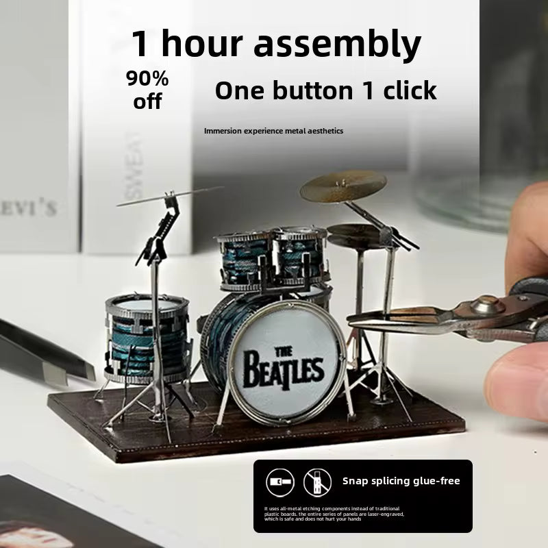 3D Metal Drum Set Puzzles