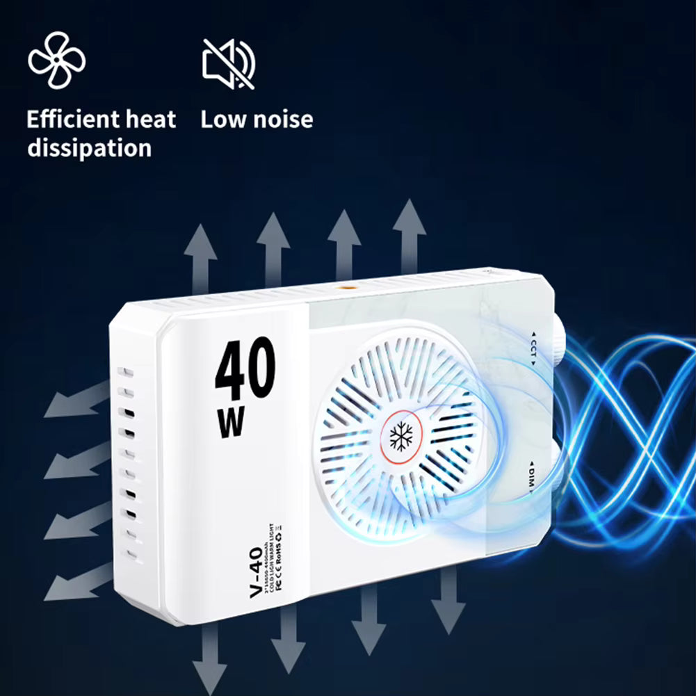 ✨ 40W Portable LED Fill Light for Video & Photography 🎬