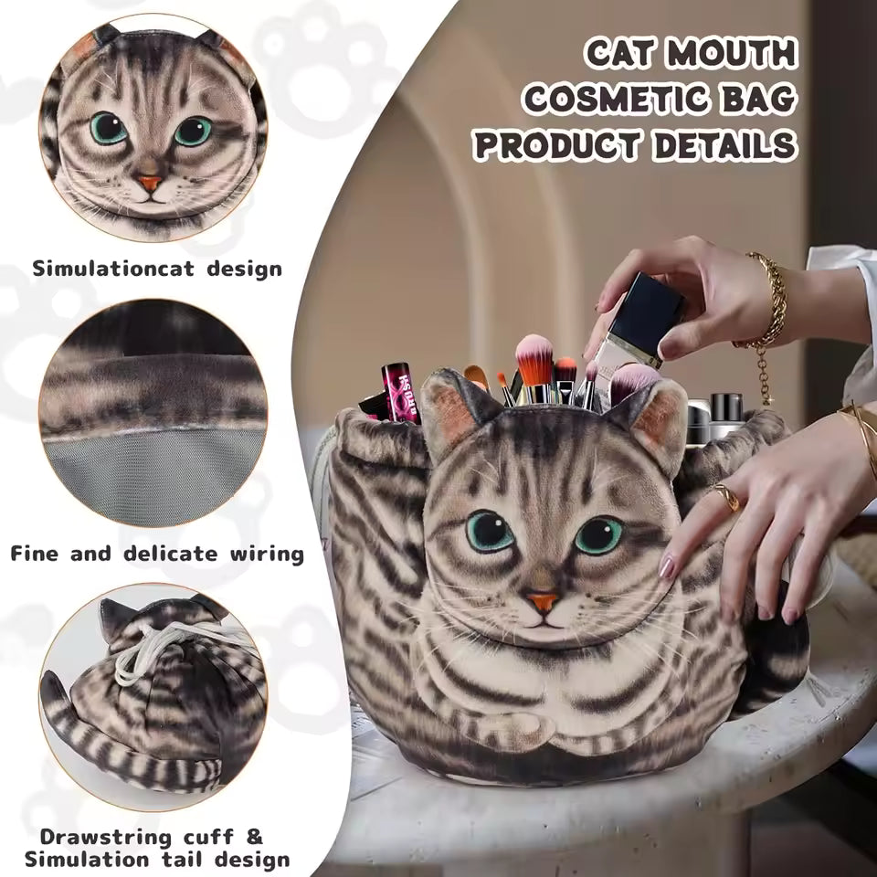 Cute Cat Shape Storage Bag