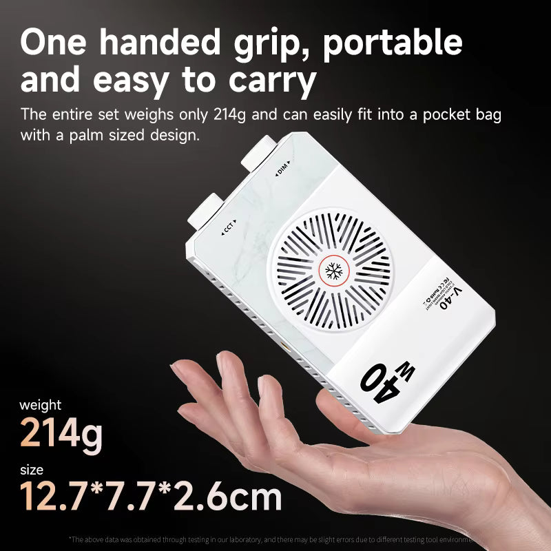 ✨ 40W Portable LED Fill Light for Video & Photography 🎬