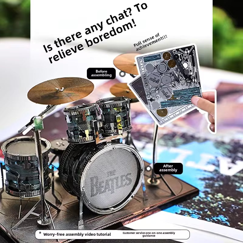 3D Metal Drum Set Puzzles