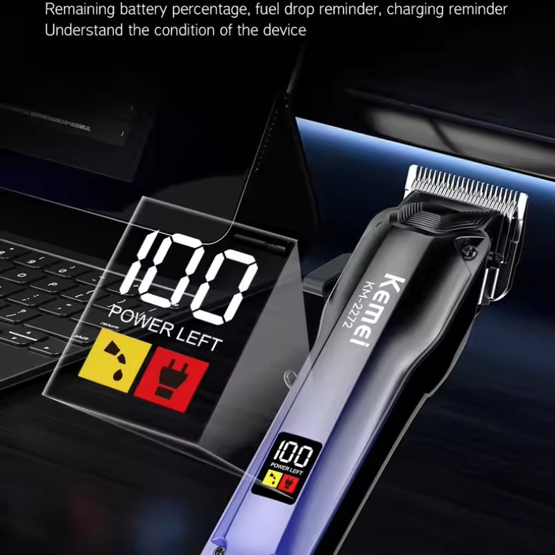 Kemei KM-2272 Electric Hair Clipper Maquina De Cortar Pelo Profesional Rechargeable Barber Electric Hair Clipper Cutting Machine