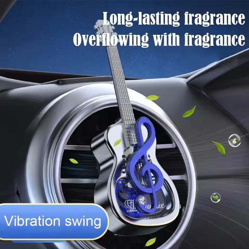 Guitar Notes Car Air Freshener Vent Clips