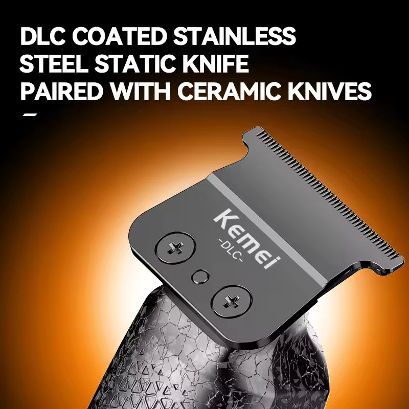 Kemei KM-1687 Electric Hair Cutting Machine Rechargeable Wireless Hair Clipper