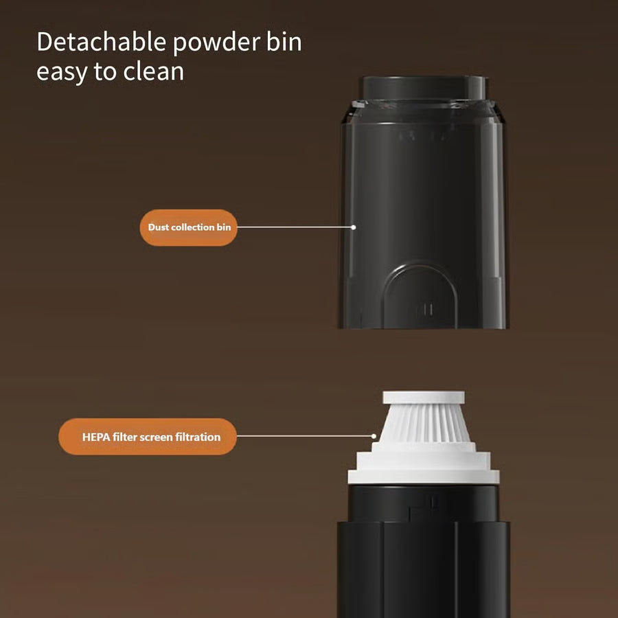 Portable Cordless Vacuum for Coffee Grinder Cleaning