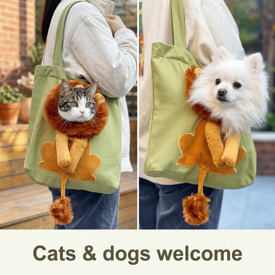 Cute Pet Canvas Shoulder Bag