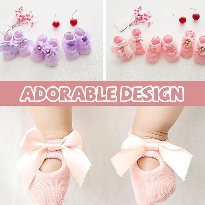 👼Cute & Comfortable Baby Ballet Socks