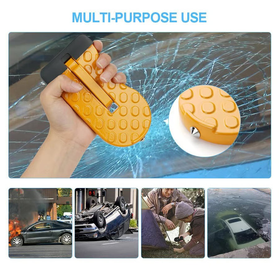 2-in-1 Car Door Step & Emergency Glass Breaker