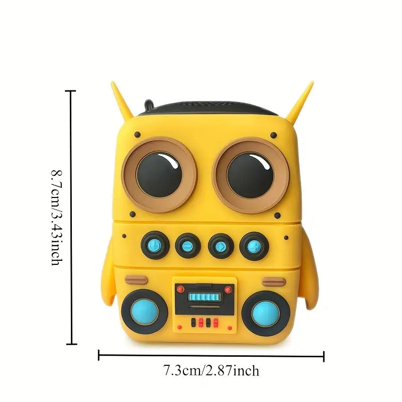 Mini Owl Bluetooth Speaker – Strong Bass & FM Radio Function