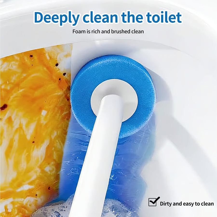 🧼Upgrade Your Toilet Cleaning – Disposable System with 32 Refills