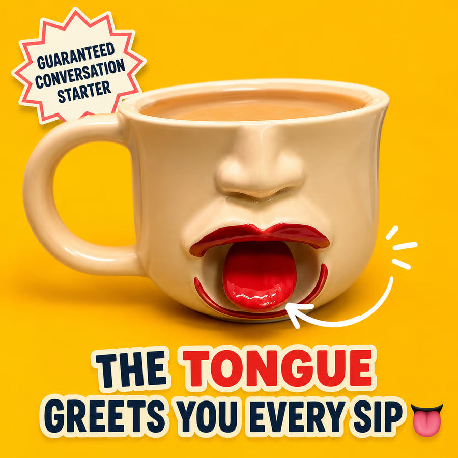 Quirky 3D Tongue Mug
