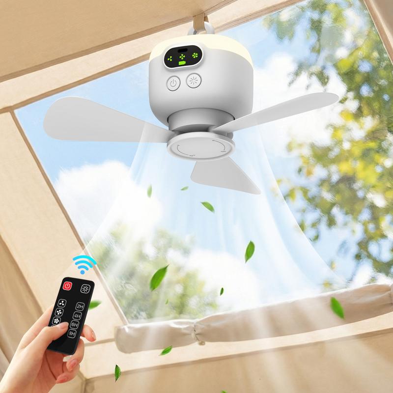 ⏳🔥LIMITED-TIME 50% OFF! 🌬️ 2-in-1 Rechargeable Camping Fan & LED Lantern ✨