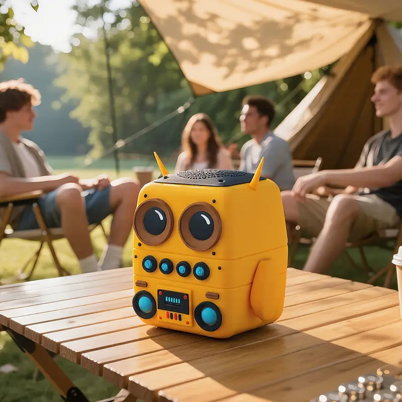 Mini Owl Bluetooth Speaker – Strong Bass & FM Radio Function