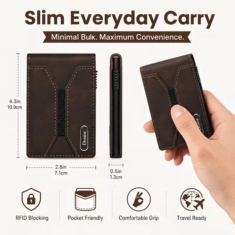🔥2027 New Men’s Pop-Up Wallet – Magnetic Closure & Quick Card Access💳