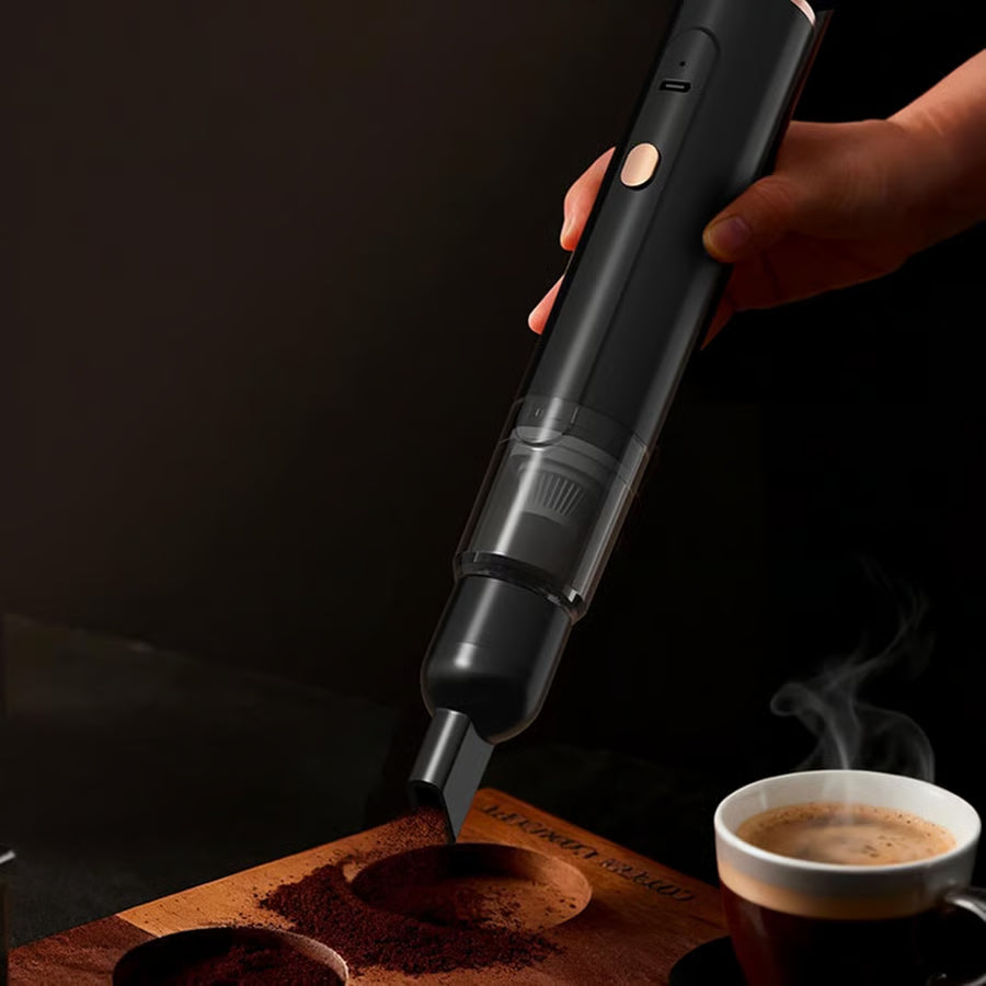 Portable Cordless Vacuum for Coffee Grinder Cleaning