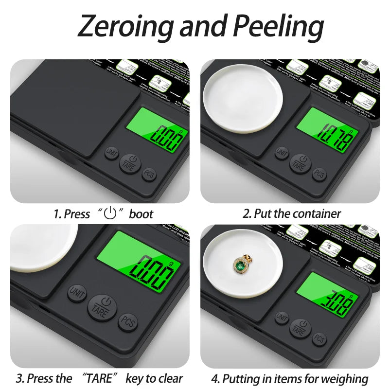 Top Flip  Precision Digital Pocket Scale (0.01g-1kg)