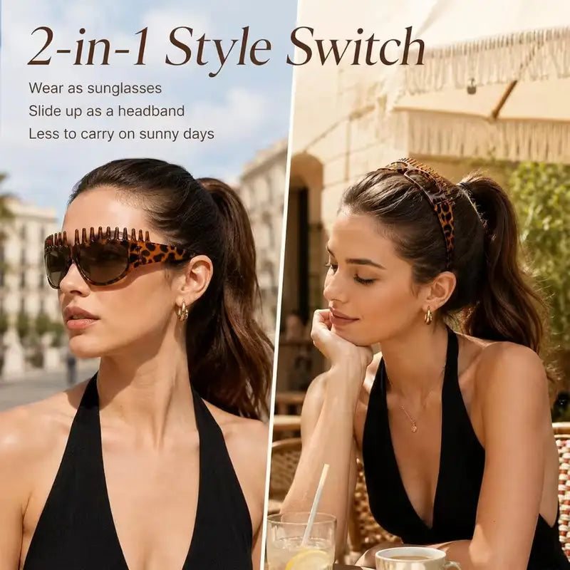 🕶️2-in-1 Headband Sunglasses for Women – Stylish & Versatile for Everyday Wear✨