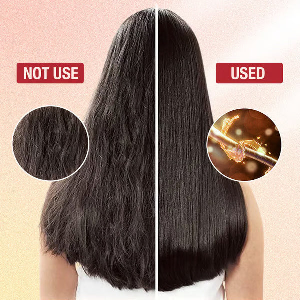2-in-1 Rotating Hot Air Brush – Dry, Style & Shine in One Step