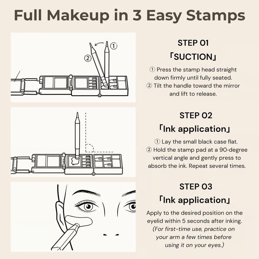 3-in-1 Waterproof Lower Lash & Eyeliner Stamp