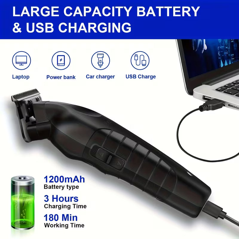 Kemei KM-2299 1200mAh USB Fast Charging Hair Clipper