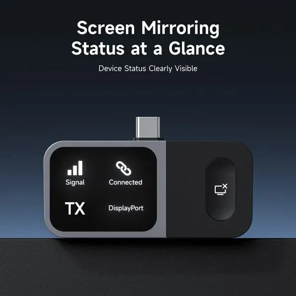 USB-C Wireless HDMI Transmitter & Receiver – Plug & Play 1080P Video Streaming for TV & Projector📺