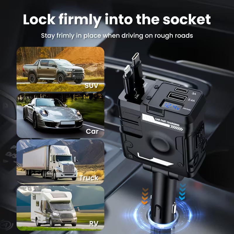 Mecha 66W Fast Charging Car Charger