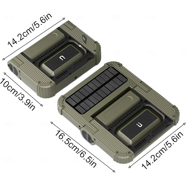 2400LM  Solar-Powered Lithium Battery Flood Light