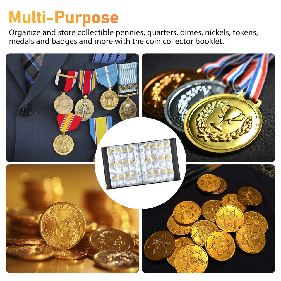 480-Pocket Coin Collection Book