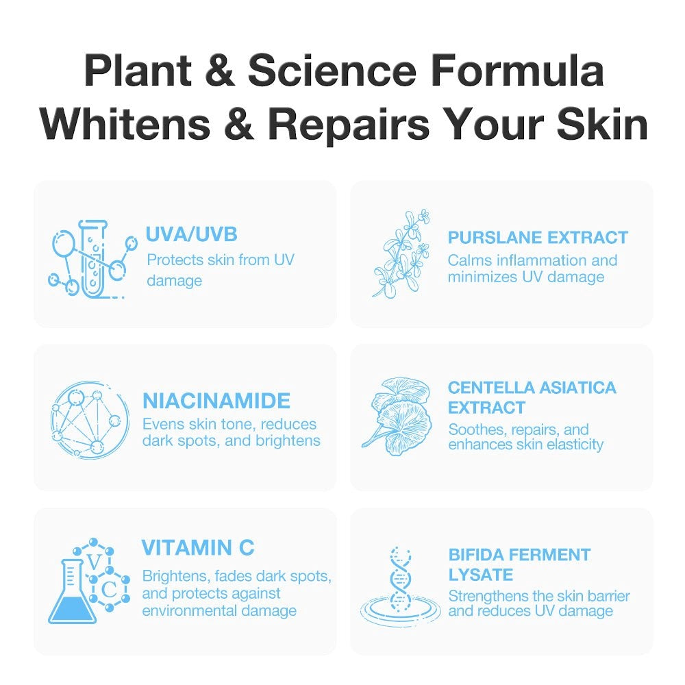 Water-Light Brightening Sunscreen Lotion – Niacinamide Infused