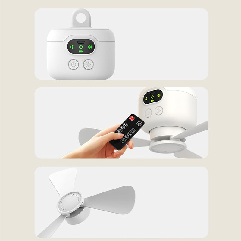 ⏳🔥LIMITED-TIME 50% OFF! 🌬️ 2-in-1 Rechargeable Camping Fan & LED Lantern ✨