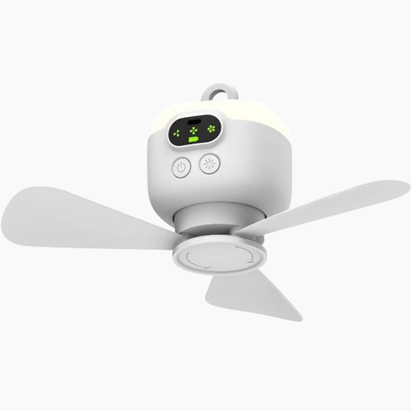 ⏳🔥LIMITED-TIME 50% OFF! 🌬️ 2-in-1 Rechargeable Camping Fan & LED Lantern ✨