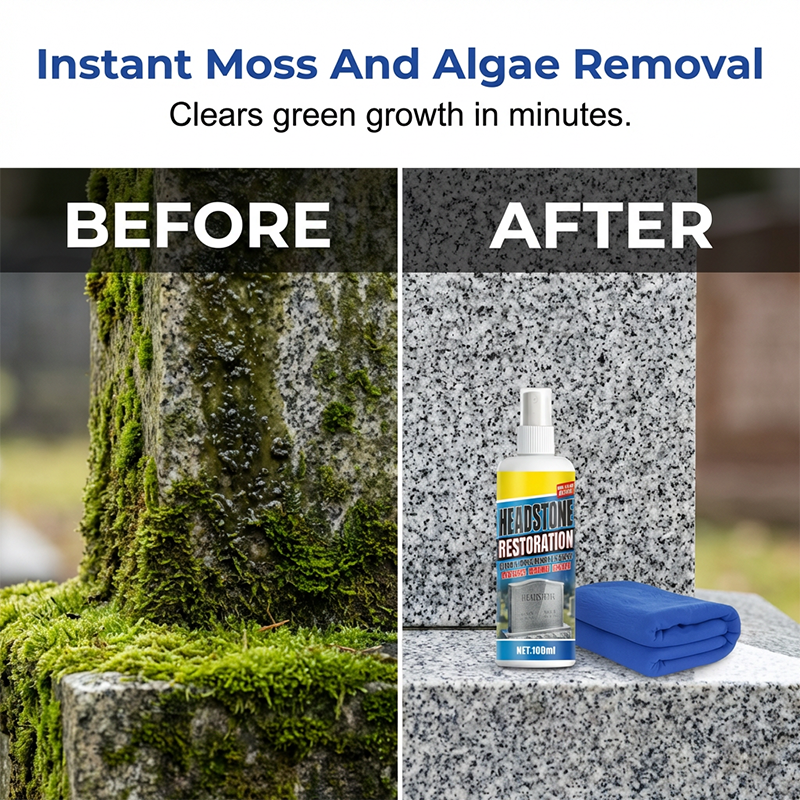Fast-Acting Monument & Headstone Cleaner Spray