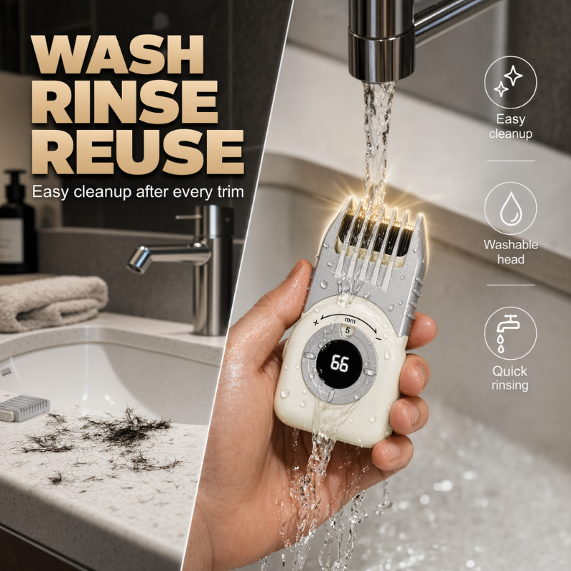Portable Cordless Hair Trimmer for Men