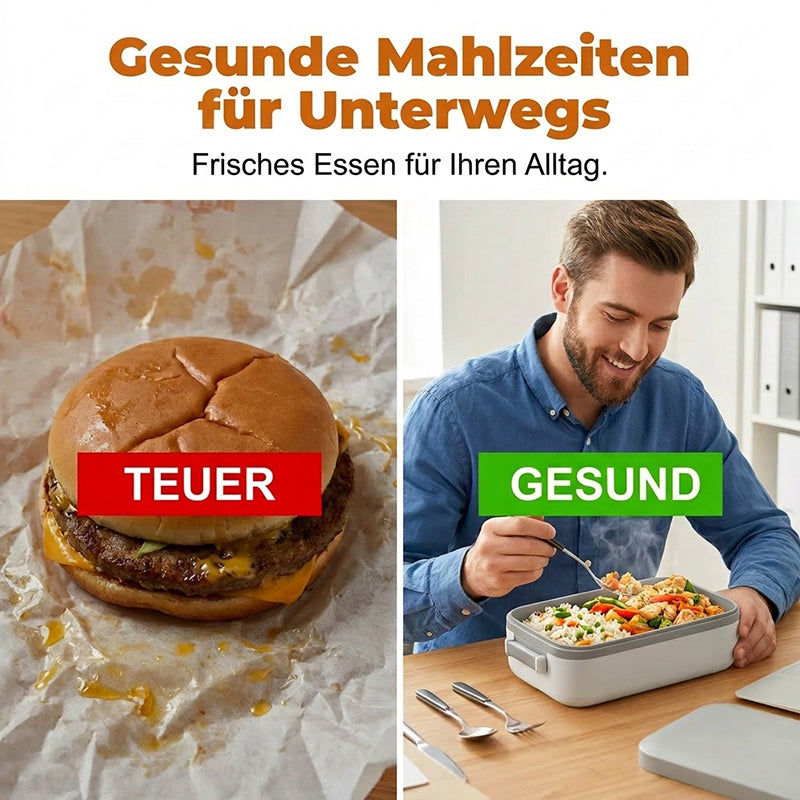 Portable Self-Heating Electric Lunch Box