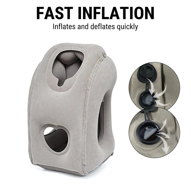 ✈️Portable Inflatable Travel Neck Pillow😴